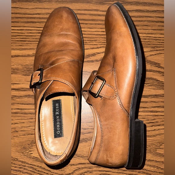 Gordon Rush brown leather dress shoes size 7 1/2 - Picture 4 of 4